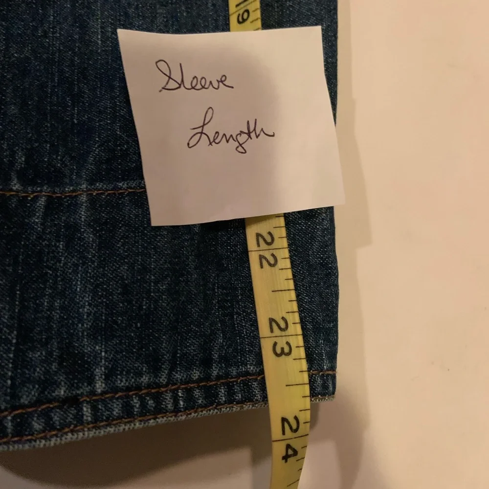 Vintage Bill Blass Jeanswear Woman’s Denim Chore Jacket Barn Coat 90’s Size 1X - Picture 13 of 16